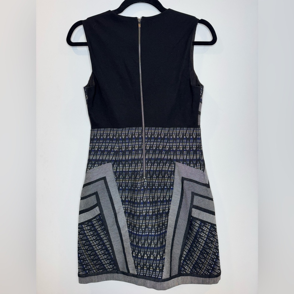 Diane Von Furstenberg Size 2 Textured jacquard Amanda scarf Dress designer - Picture 6 of 8